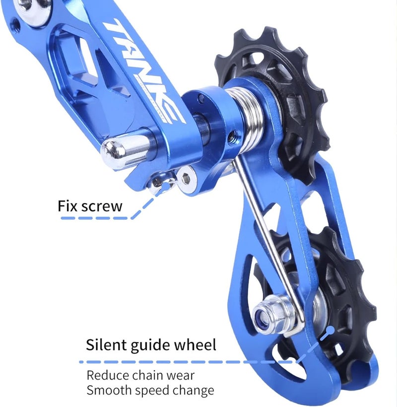 JFOYH Single Speed Chain Tensioner with Multi-segment Tension Adjustment and Double Spring Chain Guide, Ultra-Smooth Mountain Bike Chain Tensioner - Noiseless Performance, Easy Installation - Image 4
